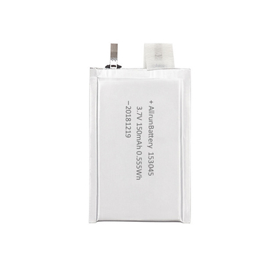 আল্ট্রা স্লিম লিপো ব্যাটারি 3.7V 150mAh রিচার্জেবল লিথিয়াম পলিমার ব্যাটারি