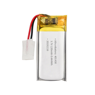 3.7V 120mAh LiPo ব্যাটারি রিচার্জেবল কাস্টম লিথিয়াম পলি ব্যাটারি 1C