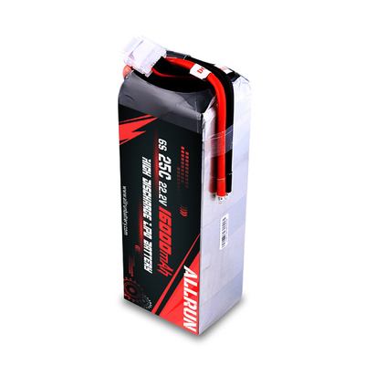 পাওয়ার টুল হাই ডিসচার্জ LiPo ব্যাটারি প্যাক 25C 22.2V 6S 16000mAh