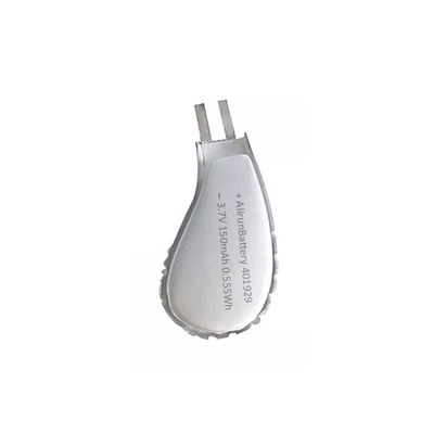 3.7V 150mAh নভেল কাস্টম লিপো ব্যাটারি একটি রিচার্জেবল ব্যাটারি 401929
