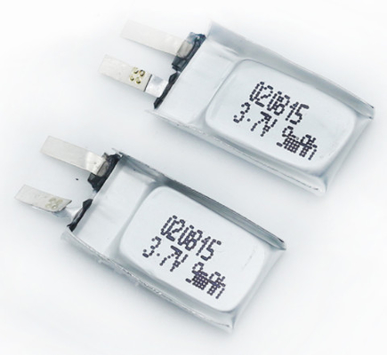 3.7V 9mAh আল্ট্রা স্মল মিনি লিথিয়াম আয়ন পলিমার ব্যাটারি 020815