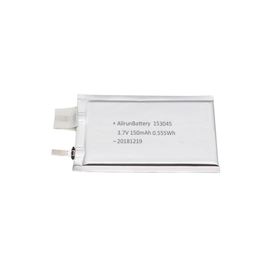 আল্ট্রা স্লিম লিপো ব্যাটারি 3.7V 150mAh রিচার্জেবল লিথিয়াম পলিমার ব্যাটারি