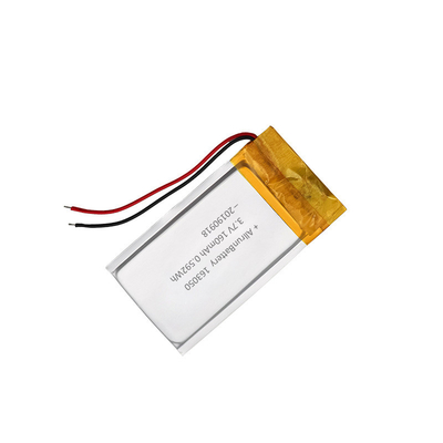 160mAh 163050 রিচার্জেবল লিথিয়াম আয়ন পলিমার ব্যাটারি প্যাক 3.7 V