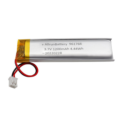 পোর্টেবল মেডিকেল ডিভাইসের জন্য 3.7V 1200mAh আল্ট্রা ন্যারো কাস্টম লি-পলিমার ব্যাটারি প্যাক