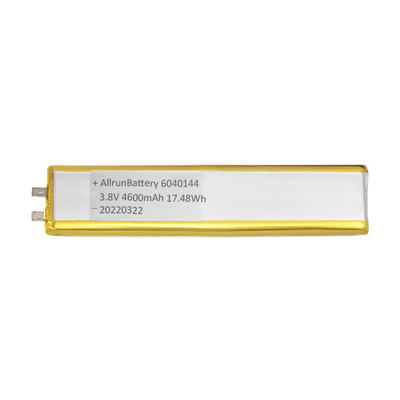 স্থায়িত্ব 4600mAh 3.8V কাস্টম লিপো ব্যাটারি সনাক্তকরণ যন্ত্রের জন্য আল্ট্রা ন্যারো