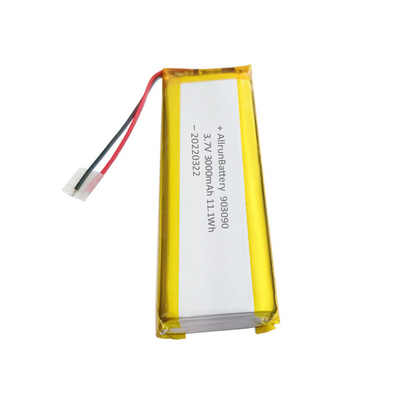 কাস্টম রিচার্জেবল লিথিয়াম পলিমার ব্যাটারি 3.7 V 3000mAh 903090