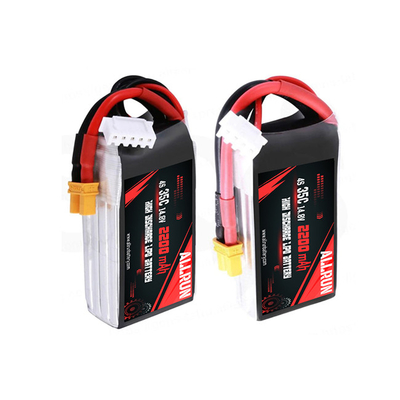 35C 14.8V LiPo ব্যাটারি প্যাক উচ্চ C রেট 4S 2200mAh LiPo ব্যাটারি