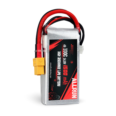14.8V 4S 1500mAh LiPo ব্যাটারি 100C হাই সি রেট LiPo ব্যাটারি প্যাক