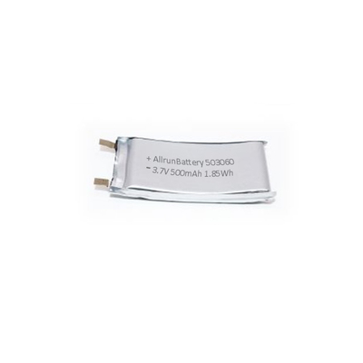 স্থিতিশীলতা LiPo ব্যাটারি 3.7 V 500mAh লিথিয়াম পলিমার ব্যাটারি 503060