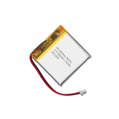 3.7V 460mAh হালকা IoT ব্যাটারি প্যাক রিচার্জেবল স্কয়ার লিপো ব্যাটারি প্যাক