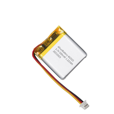 রিচার্জেবল 3.7V 330mAh স্কয়ার আকৃতির ব্যাটারি / LiPo ব্যাটারি প্যাক