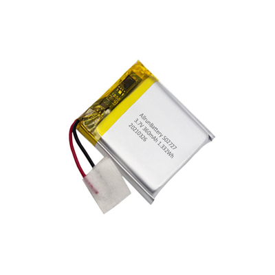 PCM স্কয়ার আকৃতির ব্যাটারি রিচার্জেবল 3.7 V 360mAh LiPo ব্যাটারি