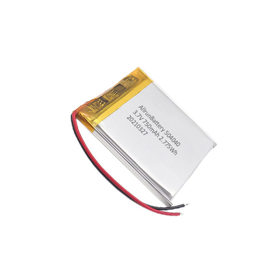 হালকা 3.7 V LiPo ব্যাটারি 750mAh রিচার্জেবল স্কয়ার লিপো ব্যাটারি প্যাক