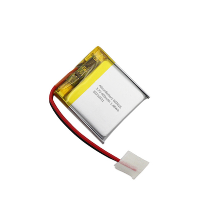 হালকা 1C স্কয়ার আকৃতির ব্যাটারি রিচার্জেবল 3.7 V ব্যাটারি 400mAh