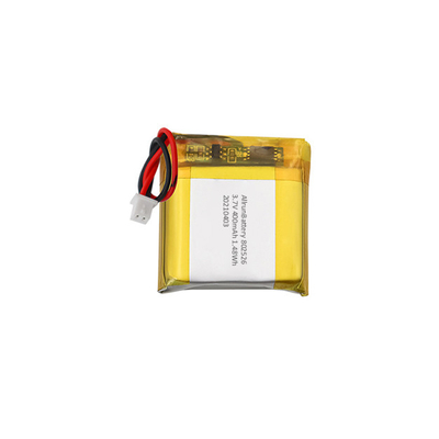 শক্তিশালী স্কোয়ার আকৃতির ব্যাটারি 3.7V 400mAh LiPo ব্যাটারি প্যাক