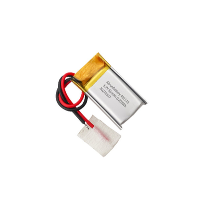 IoT স্মার্ট ডিভাইসের জন্য 1C 55mAh 3.7 V Small Li Poly ব্যাটারি 401119