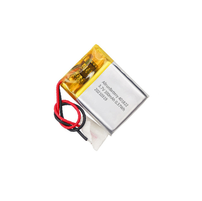 শক্তিশালী মিনি লিপো ব্যাটারি 3.7 V 100mAh আল্ট্রা স্মল লিথিয়াম পলিমার ব্যাটারি