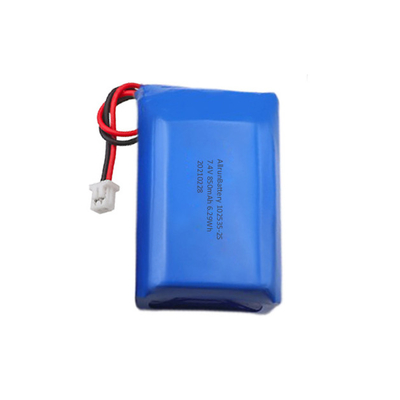 2S1P লিথিয়াম ব্যাটারি প্যাক শক্তিশালী 7.4 V 850mAh লিথিয়াম পলিমার ব্যাটারি