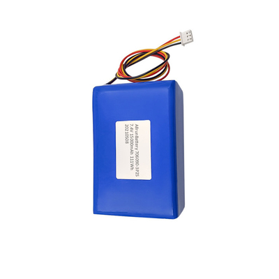 2S3P লাইট লি আয়ন পলিমার ব্যাটারি প্যাক 7.4V 15000mAh LiPo ব্যাটারি