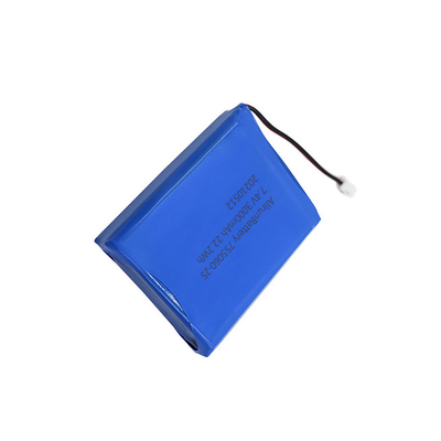 2S1P 7.4V 3000mAh মেডিকেল লিথিয়াম ব্যাটারি প্যাক শক্তিশালী রিচার্জেবল