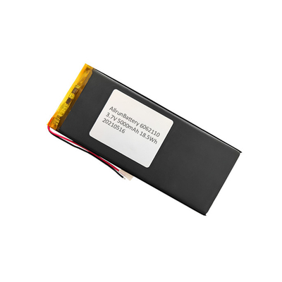 হালকা লিথিয়াম পলিমার ব্যাটারি 3.7 V 5000mAh রিচার্জেবল লিথিয়াম ব্যাটারি