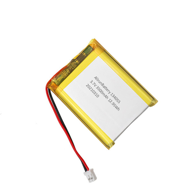 কাস্টম 3.7V 3500mAh আয়তক্ষেত্র আকৃতির ব্যাটারি / LiPo ব্যাটারি 134055
