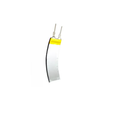 3.7 V 180mAh পরিধানযোগ্য রিচার্জেবল ব্যাটারি শক্তিশালী বাঁকা লিপো ব্যাটারি