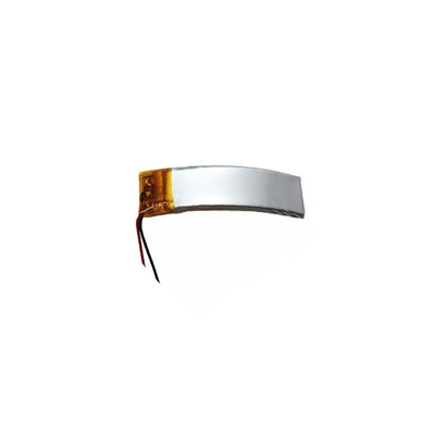 কাস্টম 320mAh 3.7 V পরিধানযোগ্য রিচার্জেবল ব্যাটারি কার্ভড LiPo ব্যাটারি