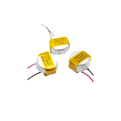 বোতাম লিথিয়াম আয়ন পলিমার ব্যাটারি 3.7 V / 40mAh LiPo ব্যাটারি 1054