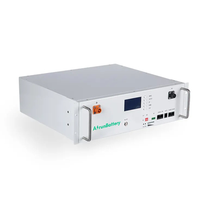 20KW 48V 51.2V এনার্জি স্টোরেজ ব্যাটারি প্যাক স্ট্যাকযোগ্য সার্ভার র্যাক LiFePO4 ব্যাটারি